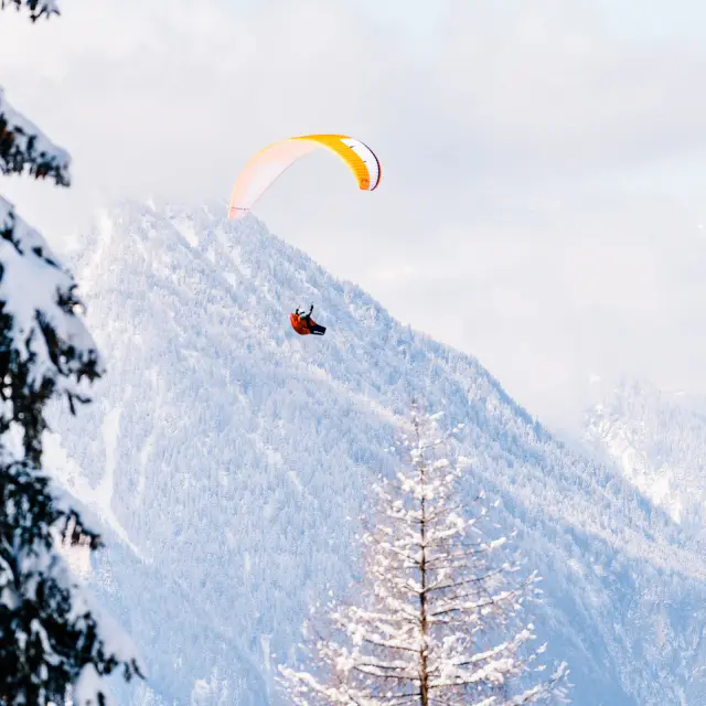 Parapente En Hiver @raphaelsurmont