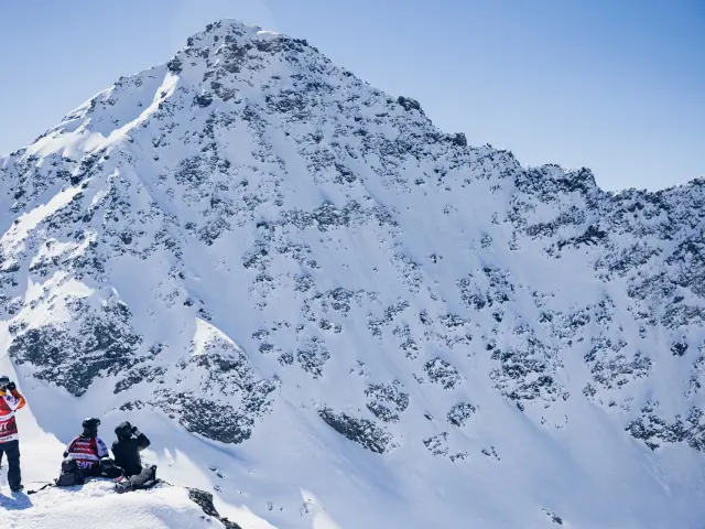 Freeride World Tour Verbier Face Checking @ Ddaher