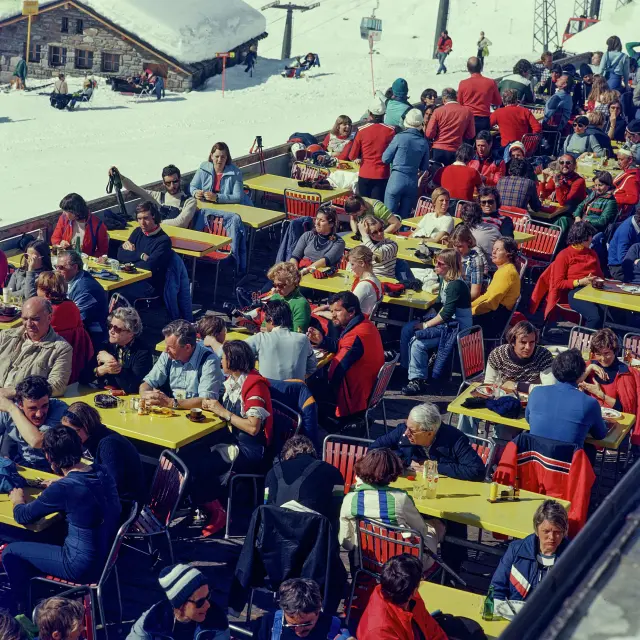 Apres Ski Aux Ruinettes En 1976