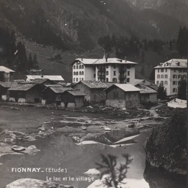 Hotel A Fionnay En 1920