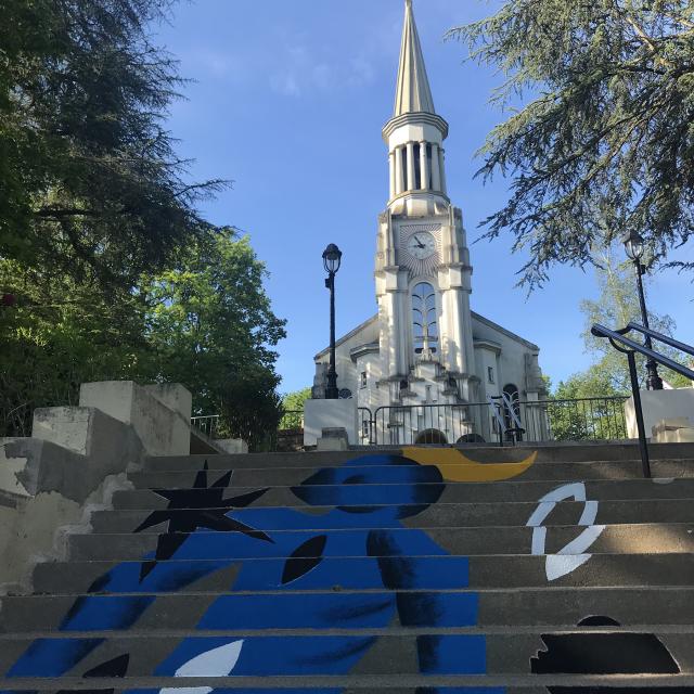 Bagnoles Orne Expo Estivale Collectif 100pression Graf Graffeur Peinture Eglise Art Contemporain (3)