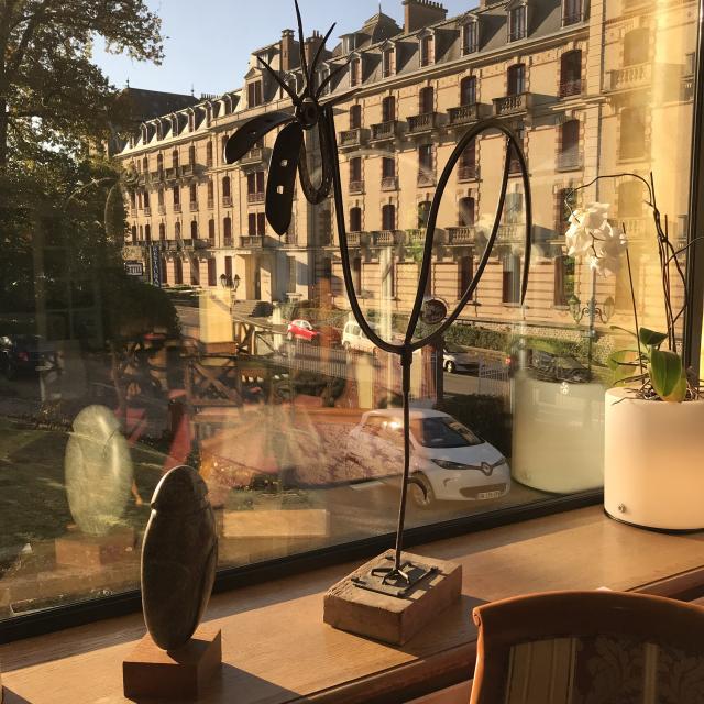 Bagnoles Orne Exposition Automne Hiver Fdac Art Contemporain Joel Cazaux Gaston Floquet Sculptures Hotel Bois Joli