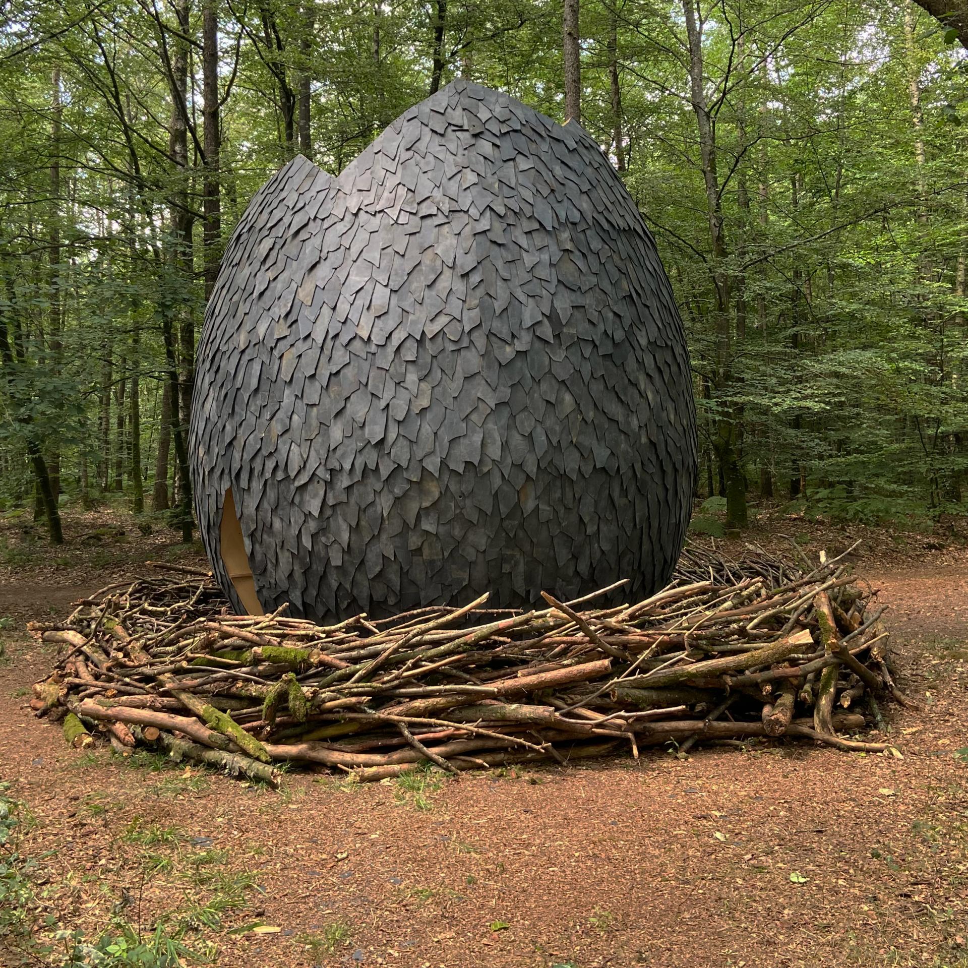 Bagnoles Orne Bebagnoles Camille Bellot Francois Pottier Exposition Estivale Ete Contemporain Oeuf Nid