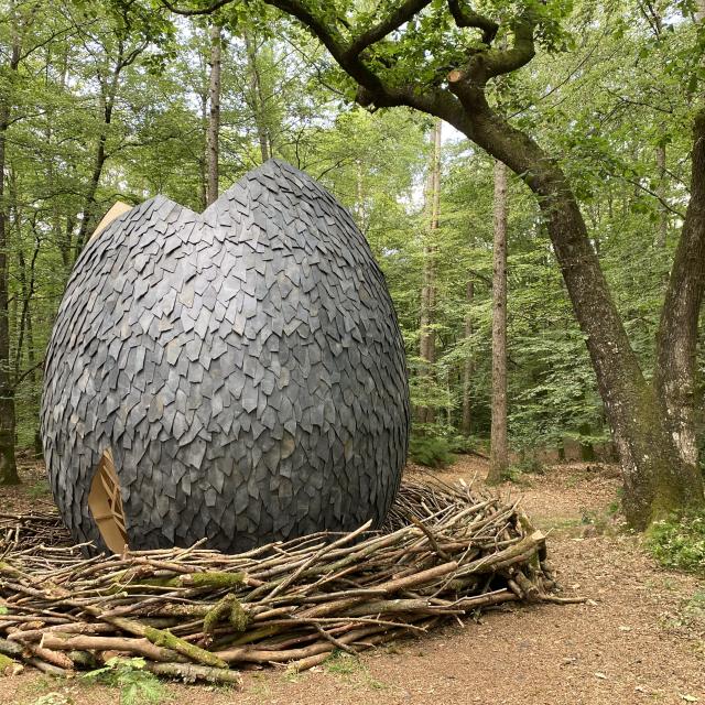 Bagnoles Orne Bebagnoles Camille Bellot Francois Pottier Exposition Estivale Ete Contemporain Oeuf Nid 2