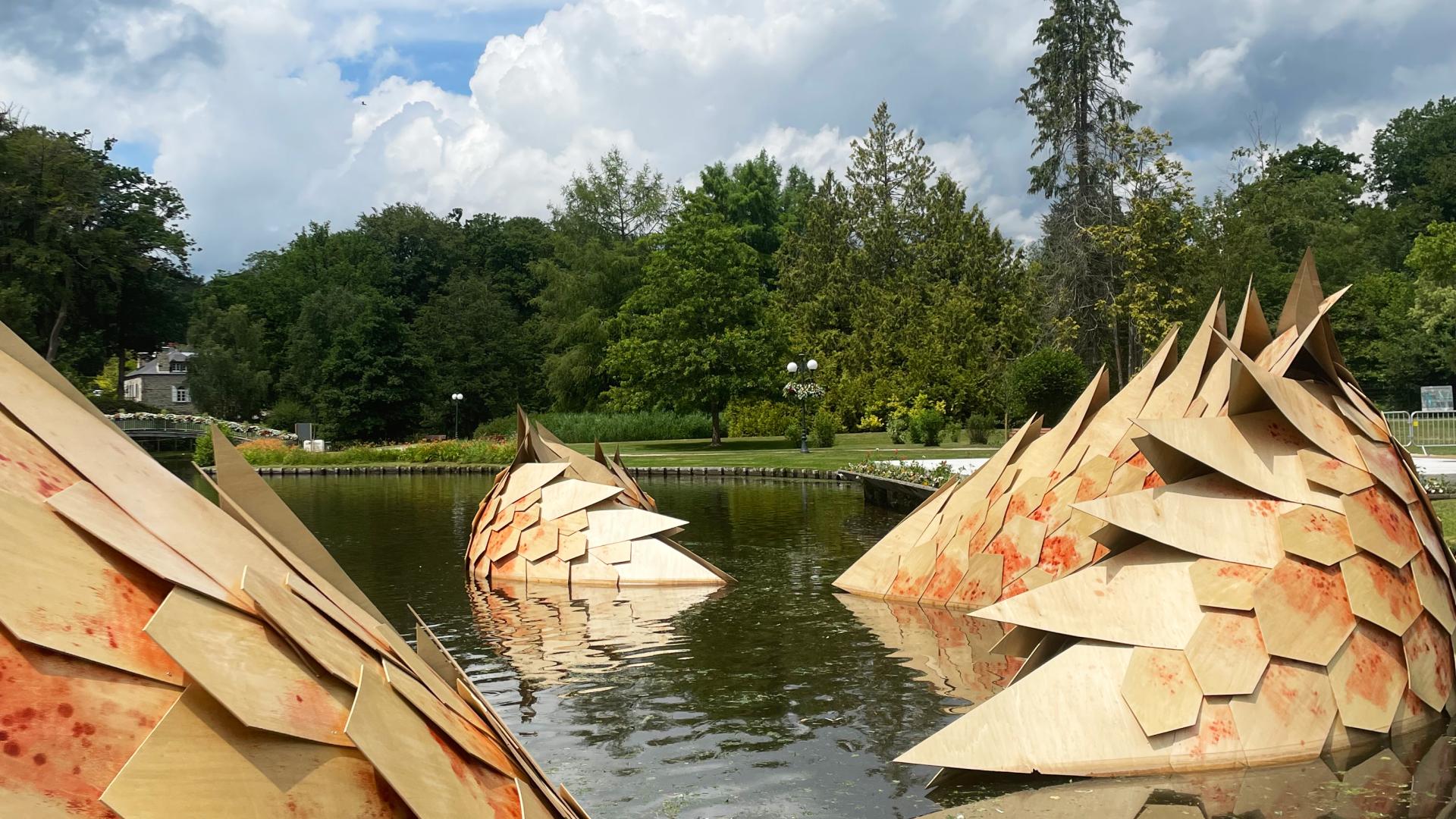 Bagnoles Orne Bebagnoles Camille Bellot Francois Pottier Exposition Estivale Ete Contemporain Serpent Migrateur
