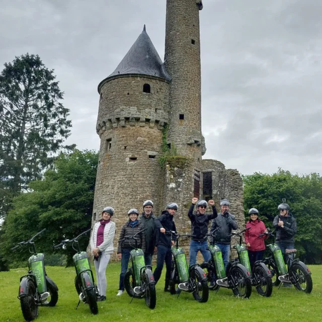 Bagnoles Orne Bebagnoles Activite Groupe Trottinettes Electriques Orne Evasion Jean Eric Rubio 1
