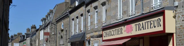 Tinchebray Bocage Rue Commerce Domfront Bagnoles