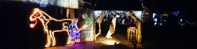 Bocage Villes Villages Illumines Cheval Lumiere Noel Circuit