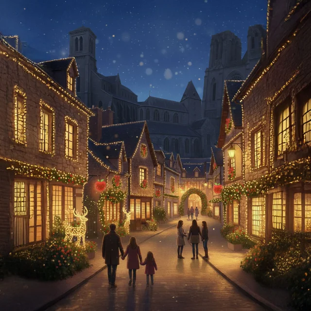 Bocage Destination Domfront Bagnoles Villages Illumines Lumiere Noel Feerie