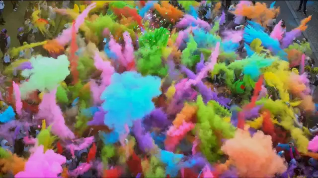 Bocage Destination Domfront Bagnoles Outdoor Color Run Holi Time Poudre Coloree Public