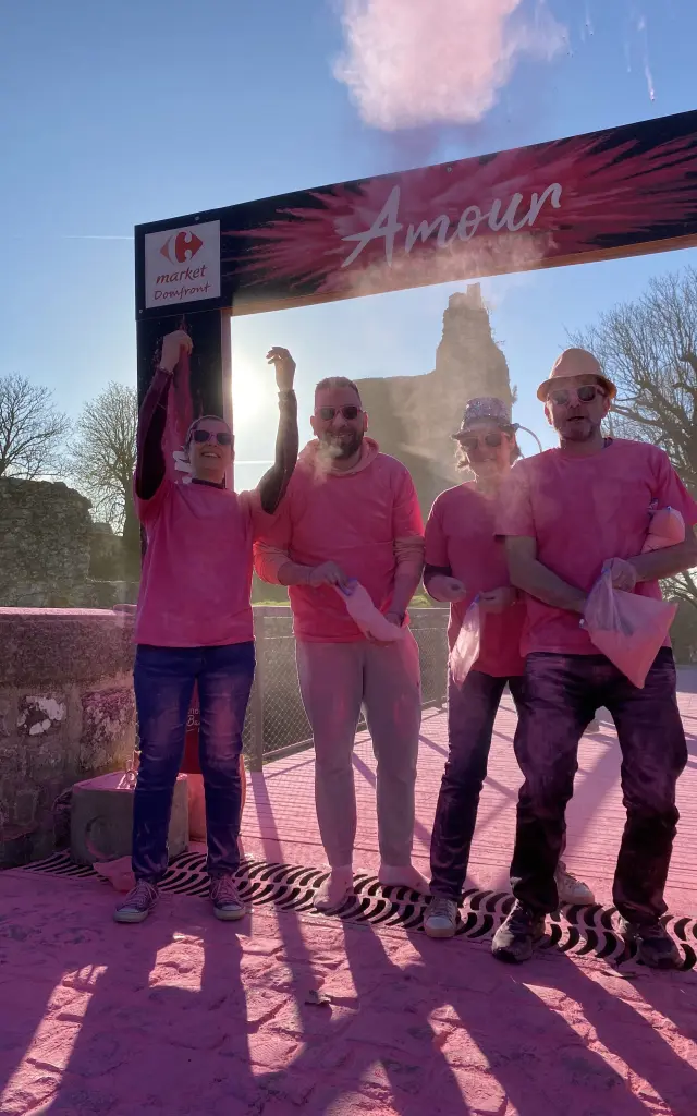 Bocage Destination Domfront Bagnoles Color Run Porte Rose Amour Rotated