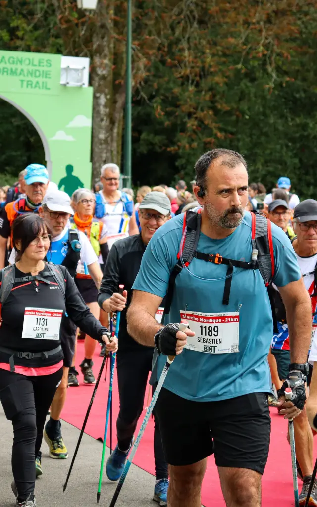 Bocage Destination Domfront Bagnoles Normandie Trail 2025 Courses Marches Nordiques 21km Chronometree