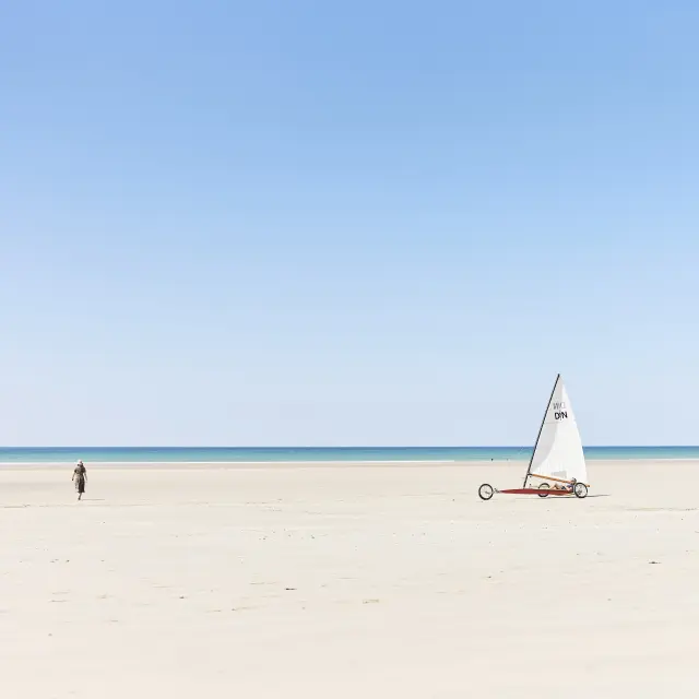 sand yachting Audierne bay