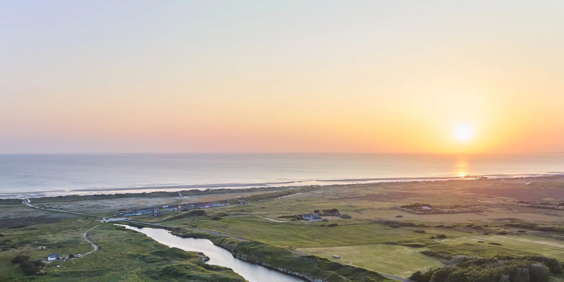Coucher de soleil - plage de Tréguennec