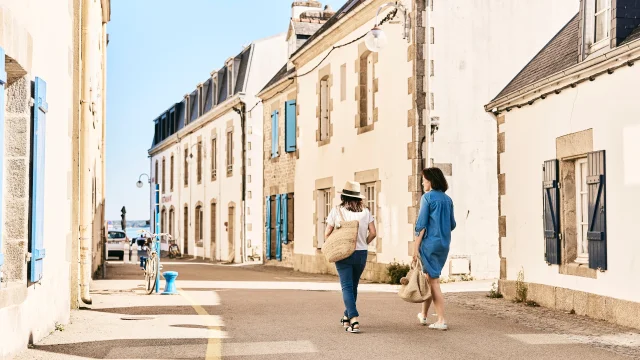 Les ruelles de l'Île-Tudy en Pays bigouden