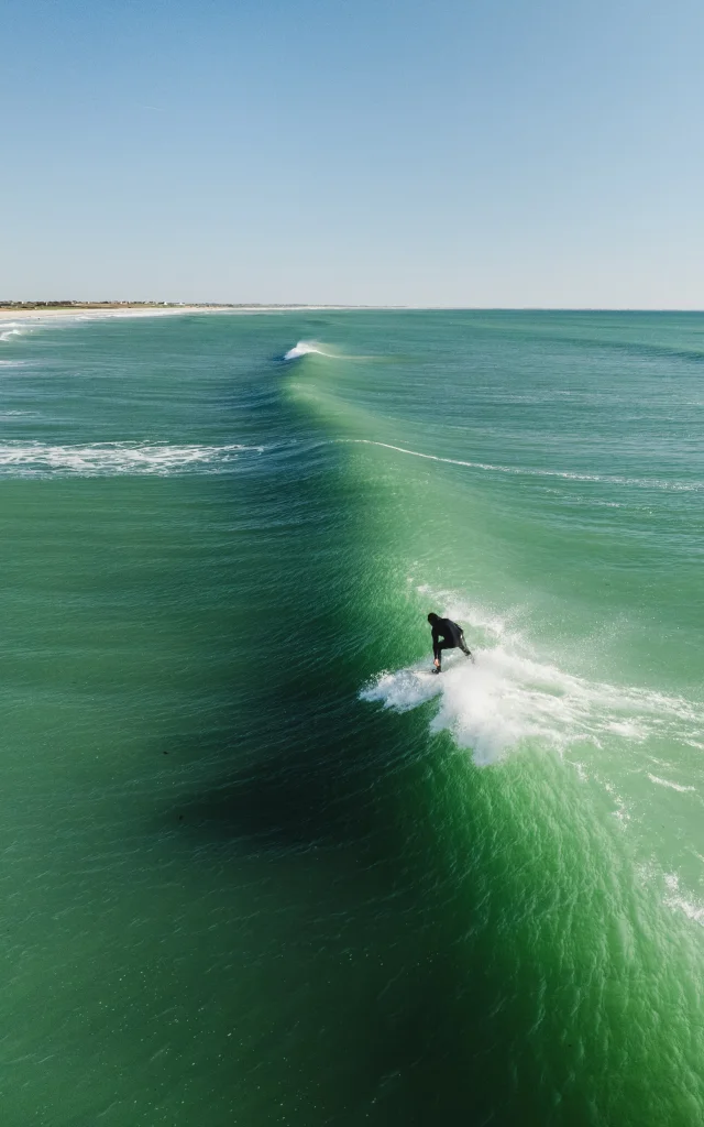 Surf à Penhors, en baie d'Audierne