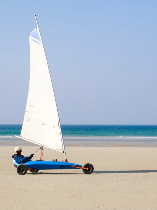 Char à voile à Plovan