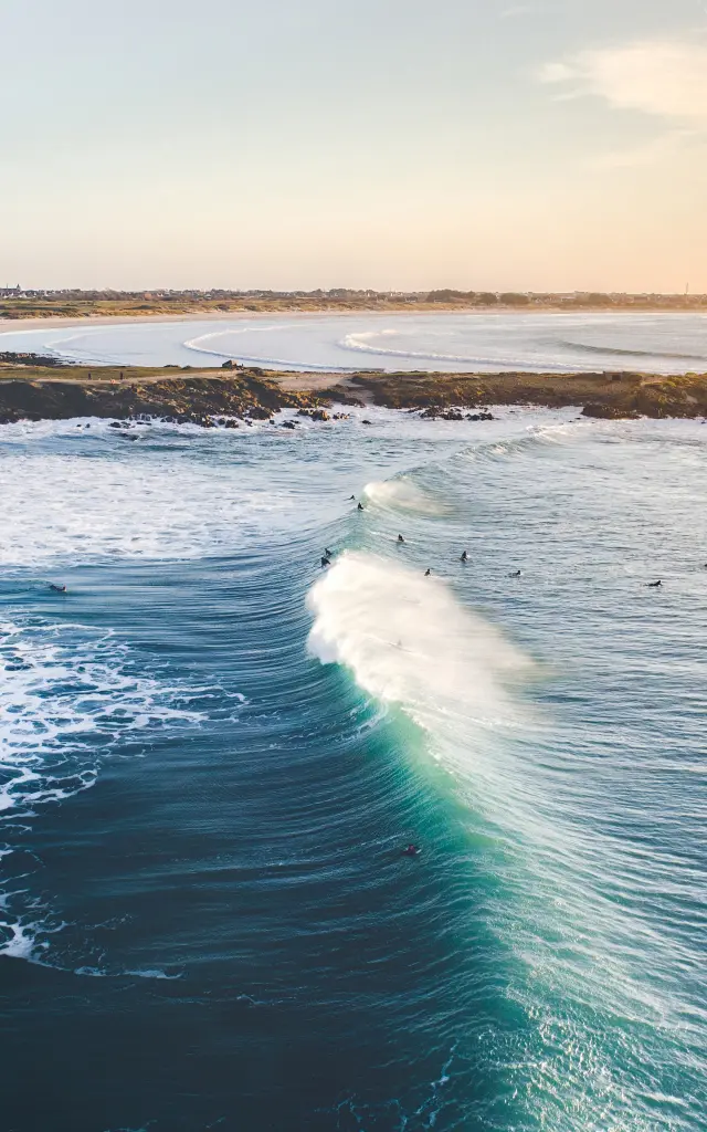 Surfer an der Pointe de La Torche - Plomeur
