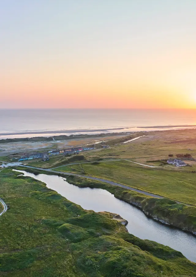 Coucher de soleil à Treguennec