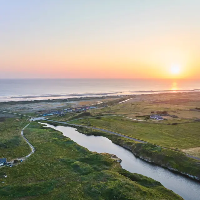 Coucher de soleil à Treguennec
