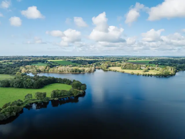 Moulin Neuf vijver bij Tréméoc