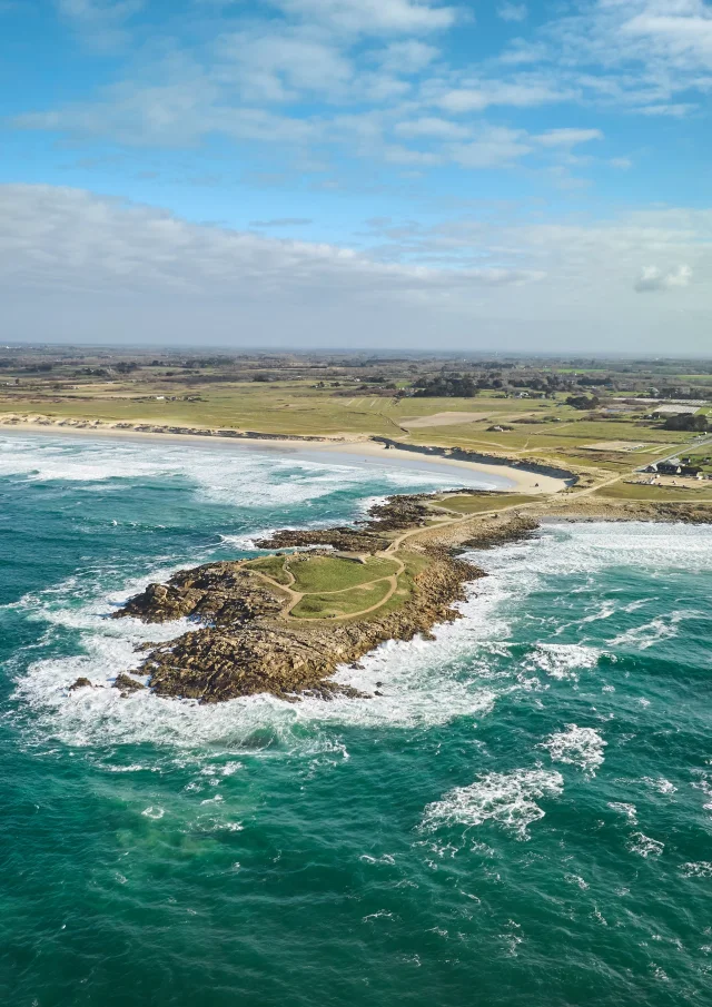 Pointe De La Torche - Plomeur - vue drone
