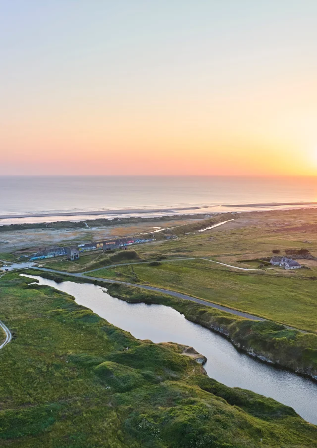 Coucher de soleil à Treguennec
