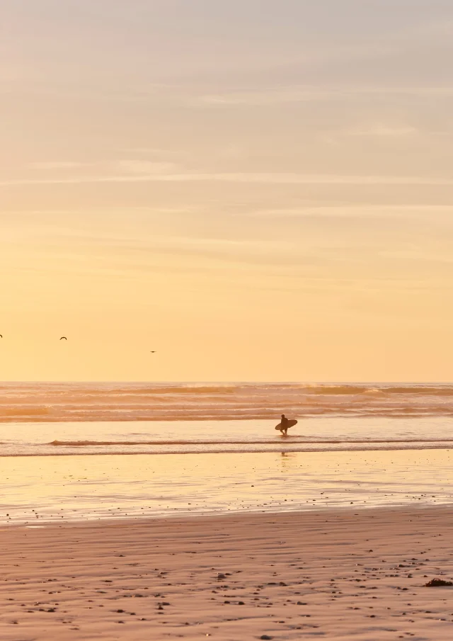 Coucher de soleil à la Baie d'Audierne