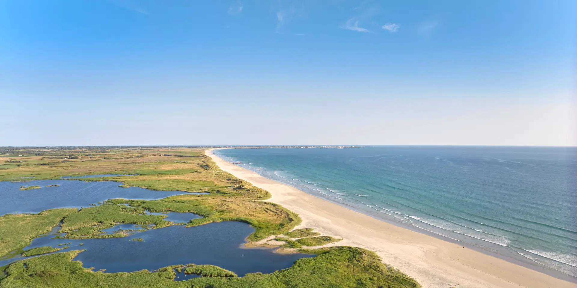 Uitzicht op de baai van Audierne