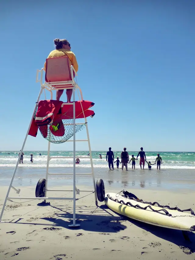 Zwemmen onder toezicht - Plage de Tronoen - Saint-Jean-Trolimon