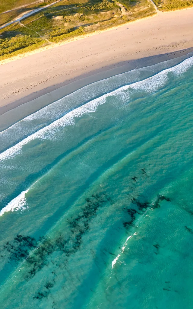 Vue drone de la Baie d'Audierne