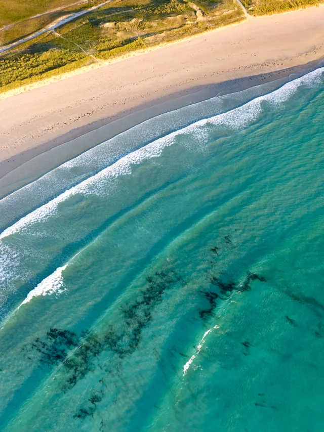 Vue drone de la Baie d'Audierne