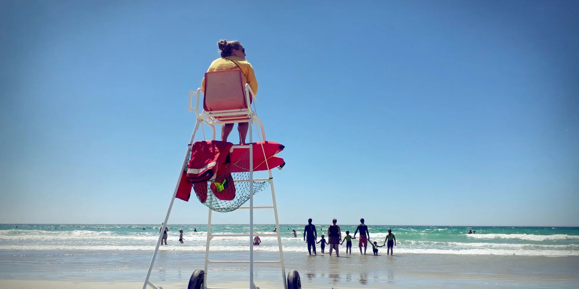 Baignade surveillée - Plage de Tronoen - Saint-Jean-Trolimon