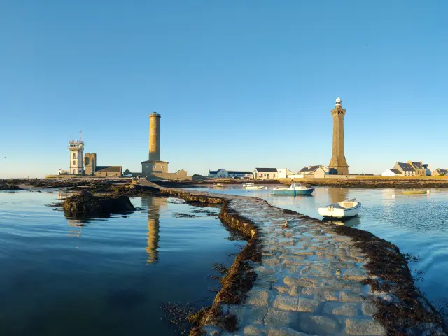 Coucher de soleil au Phare d'Eckmühl - Penmarc'h