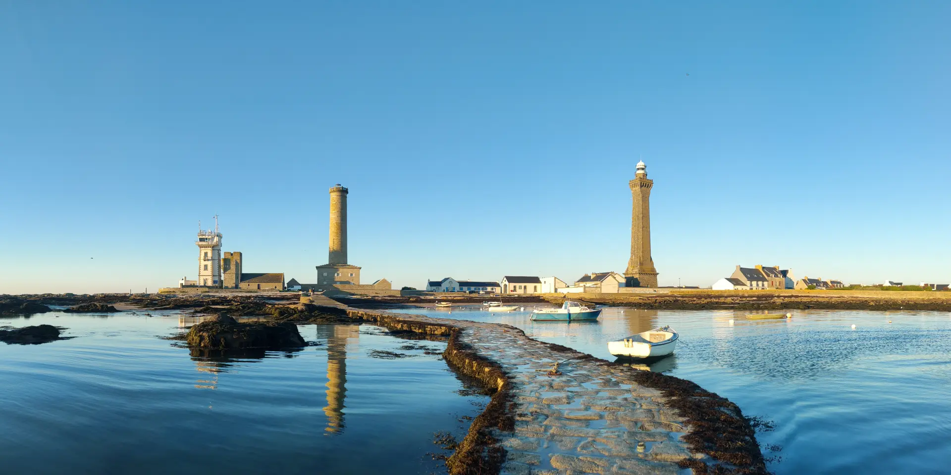 Sunset at Eckmühl lighthouse - Penmarc'h