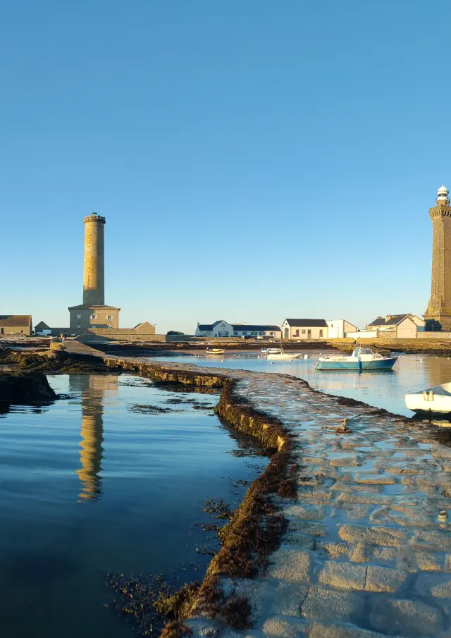 Sonnenuntergang am Leuchtturm von Eckmühl - Penmarc'h