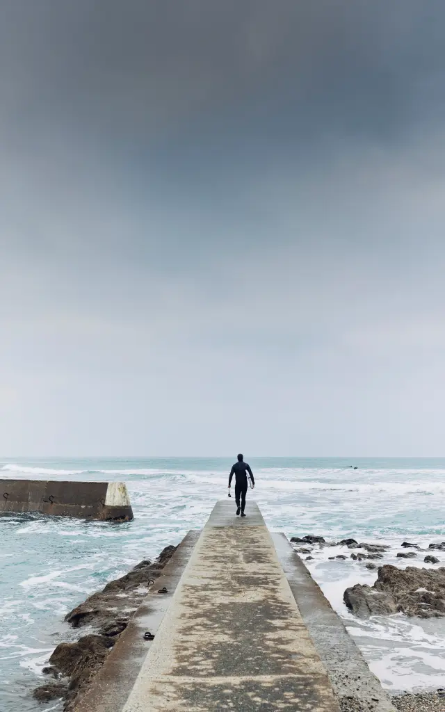 Surfing at Penhors - Pouldreuzic