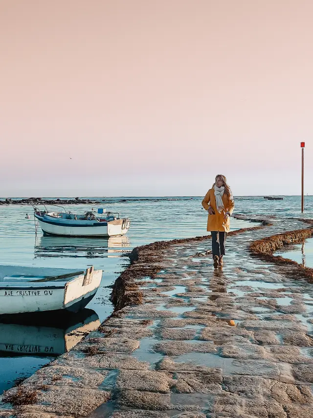 Paseo invernal por el Puerto de Saint-Pierre - Penmarc'h