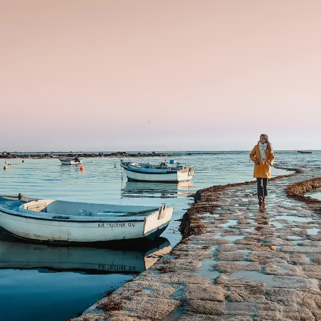 Winter walk in the Port de Saint-Pierre - Penmarc'h