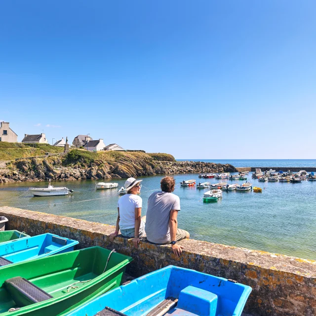 Balade au port de Pors Poulhan