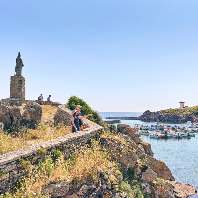 Balade au port de Pors Poulhan