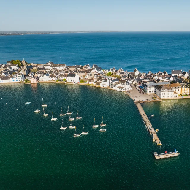Vue sur l'Ile Tudy