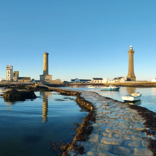 Coucher de soleil au Phare d'Eckmühl - Penmarc'h