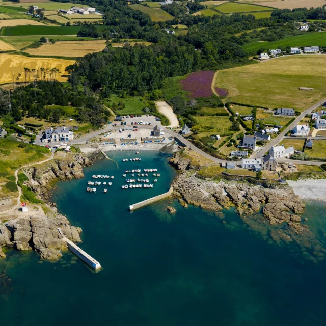 Port de Pors Poulhan - vue drone