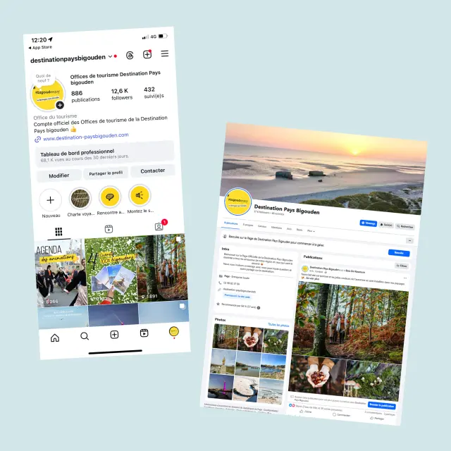 pagina instagram facebook betaalt bigouden