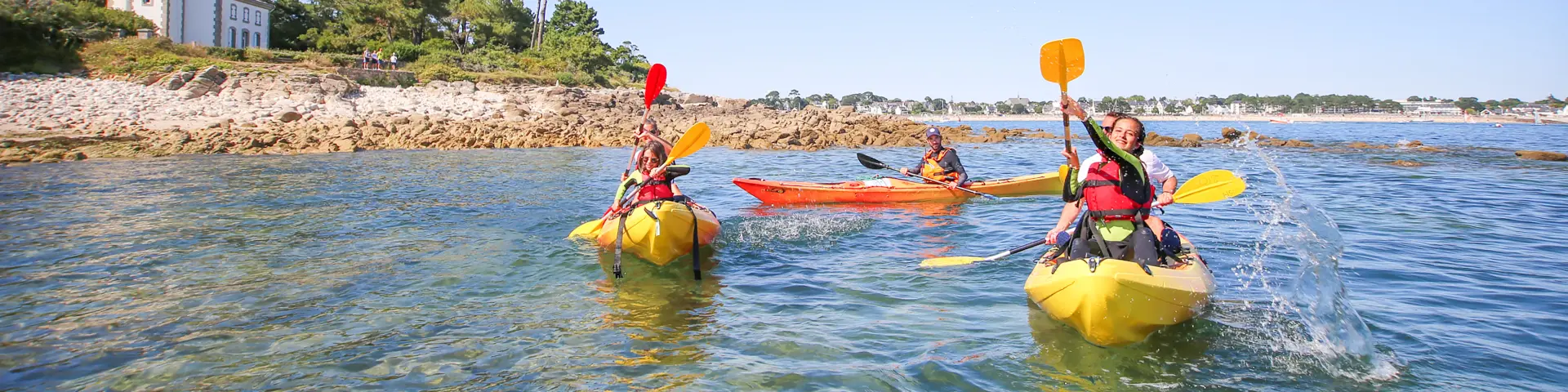 Kayak en familia - Sainte-Marine - Combrit