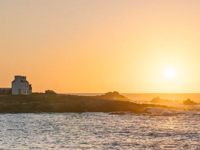 Puesta de sol en Pors Carn - Penmarc'h