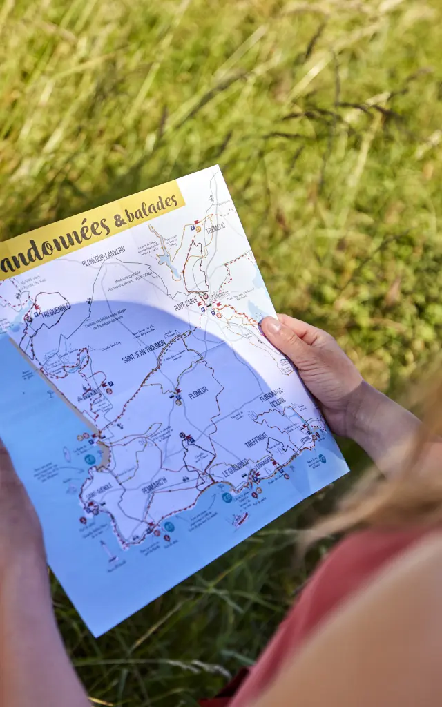 Carte des randonnées