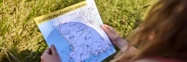 Carte des randonnées