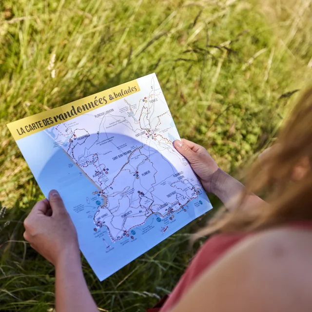Carte des randonnées